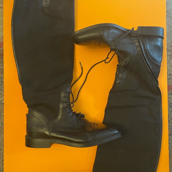 tuff rider boots black sz 8 1/2 - Picture 2 of 9